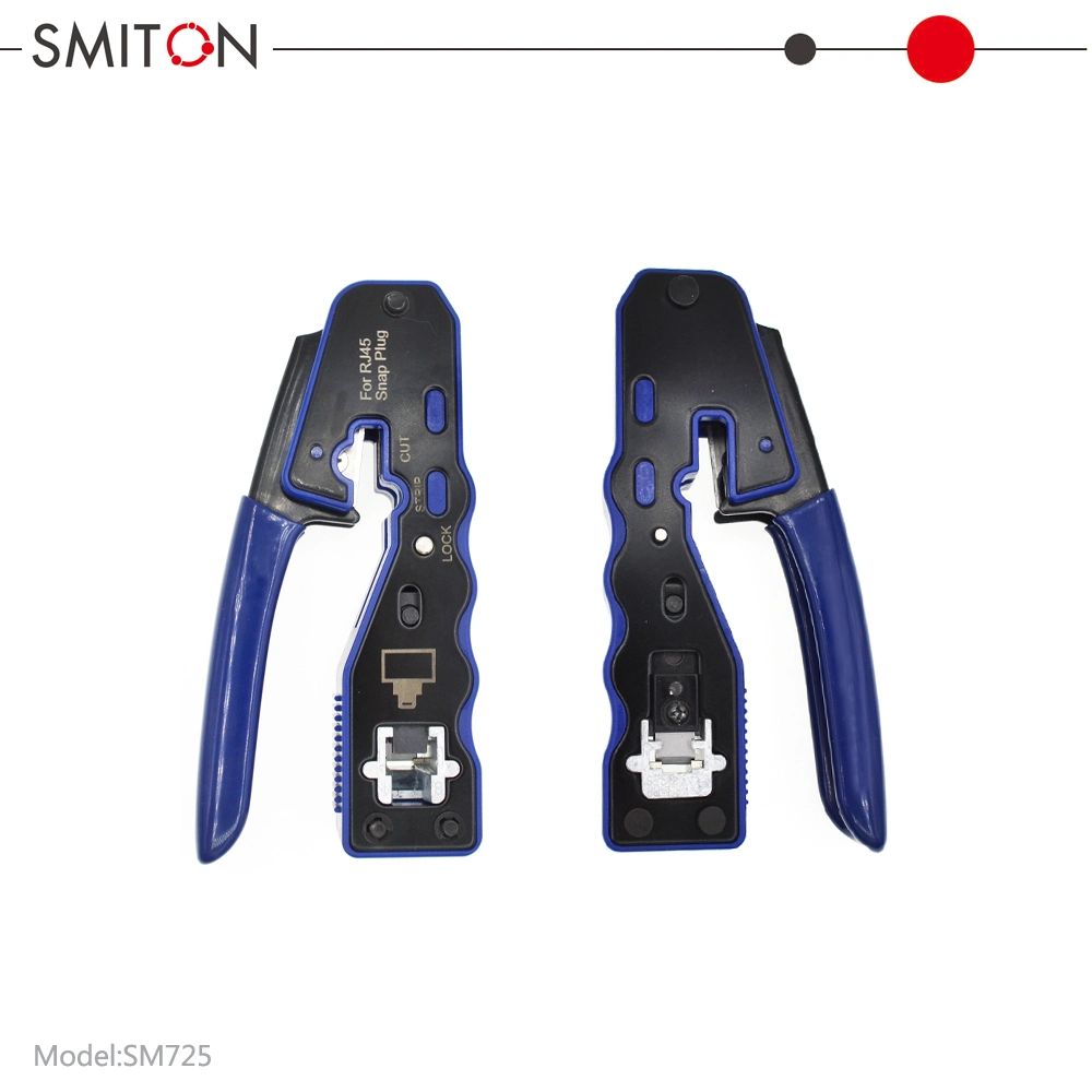 RJ45 Pass Through Crimp Tool Compact Ez Crimping Tool for RJ45/Rj11 Plug