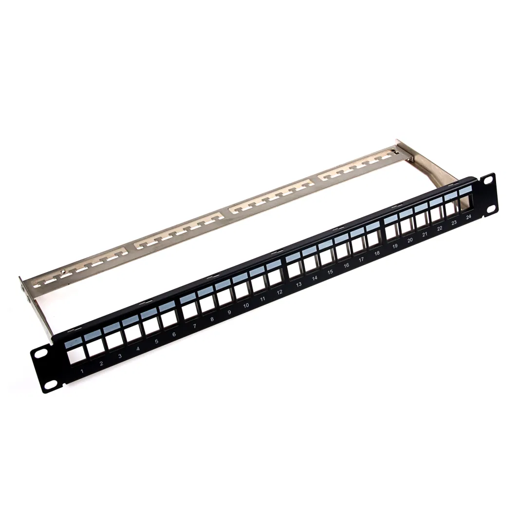 19inch 1u 16 Port 22-26 AWG Blank Network Patch Panel