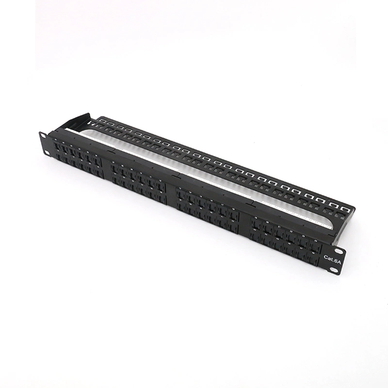 Mt-4026 Hot-Sale Products Detachable 1u 48port 19 Inch Blank Patch Panel with Cable Manger