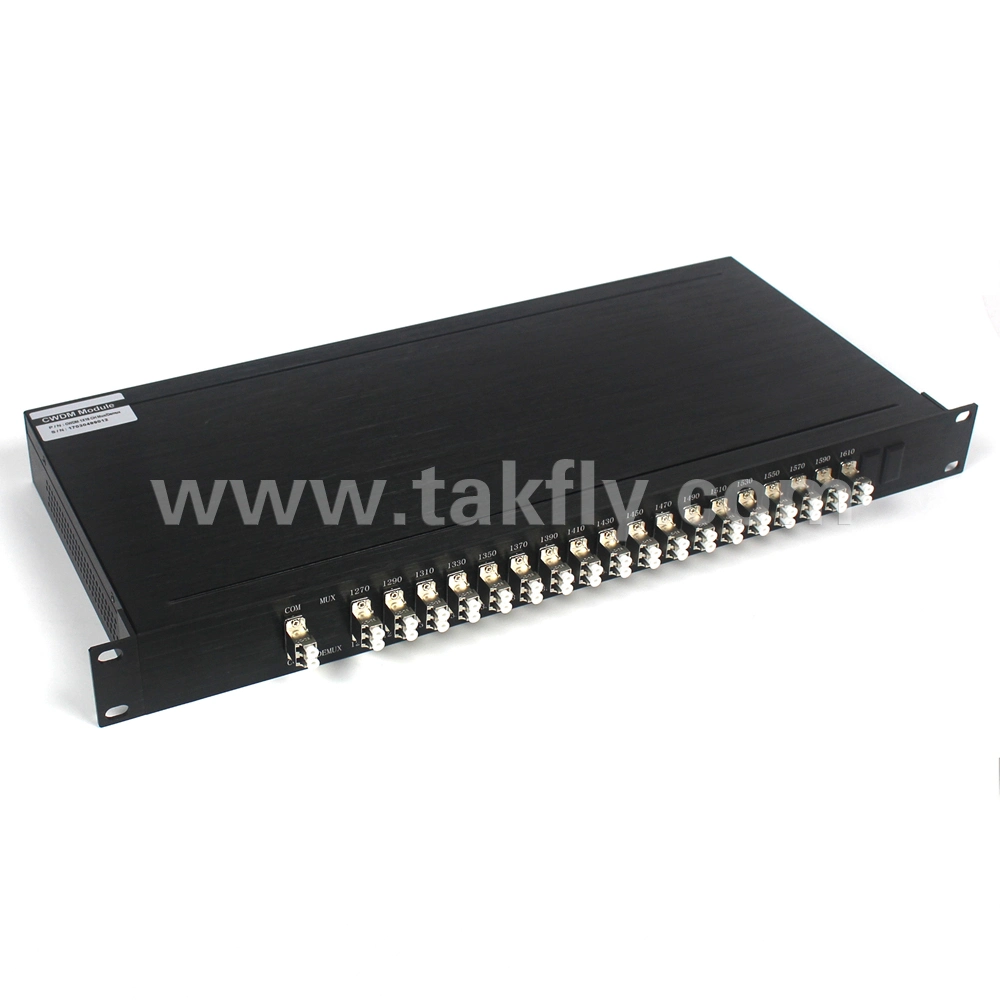 19 Inch Rack Mount Fiber Optic Mux Demux CWDM