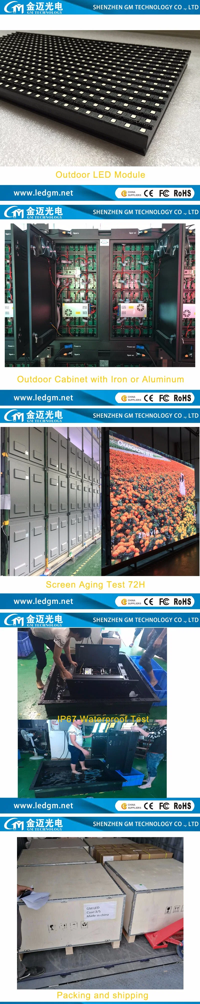 Outdoor Full Color 8000 CD P8 LED Display Panel for Advertising Sign