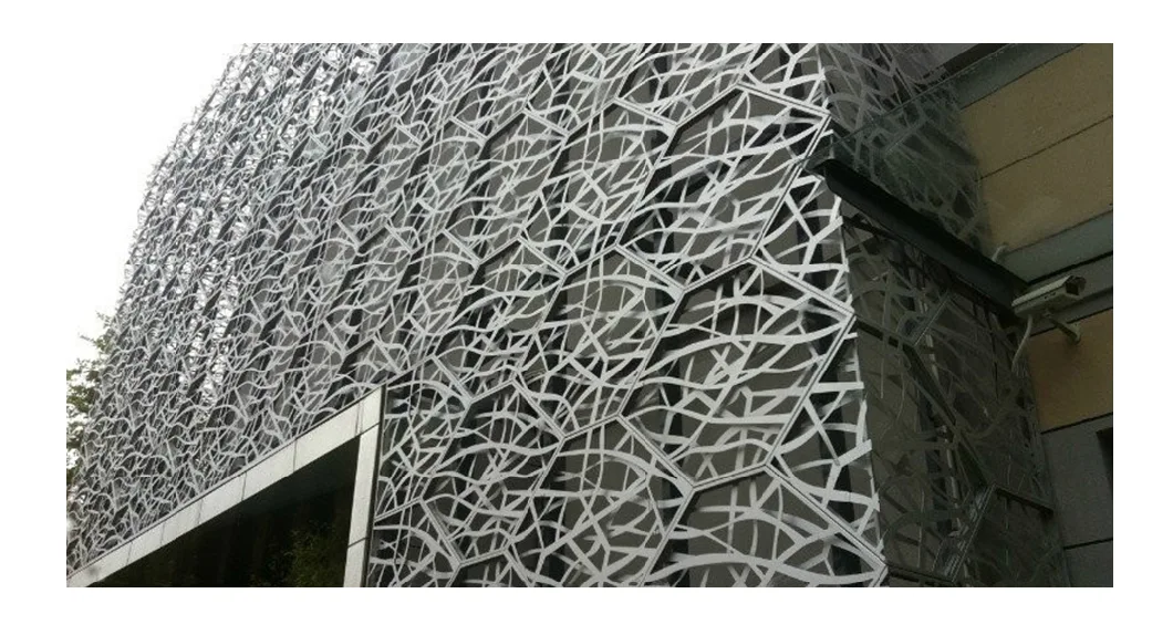 Customized Aluminum Perforated Panel Curtain Wall Facade Building Materials