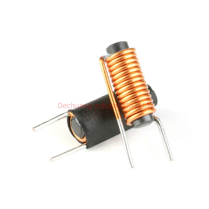 China Ferrite Choke Coil PCB Magnetics High Frequency Prices 2.8uh 6A Core Rod Bar Core Inductor Choke Coils