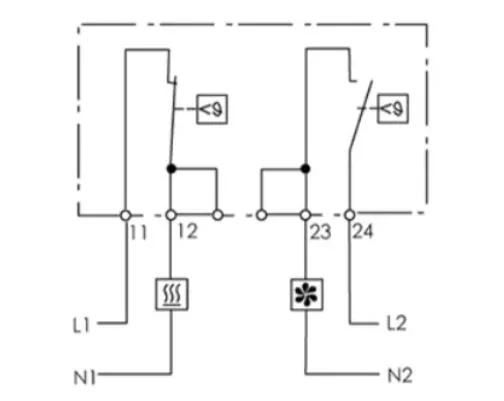 Smart Thermostat Medical Equipment Double Temperature Controller