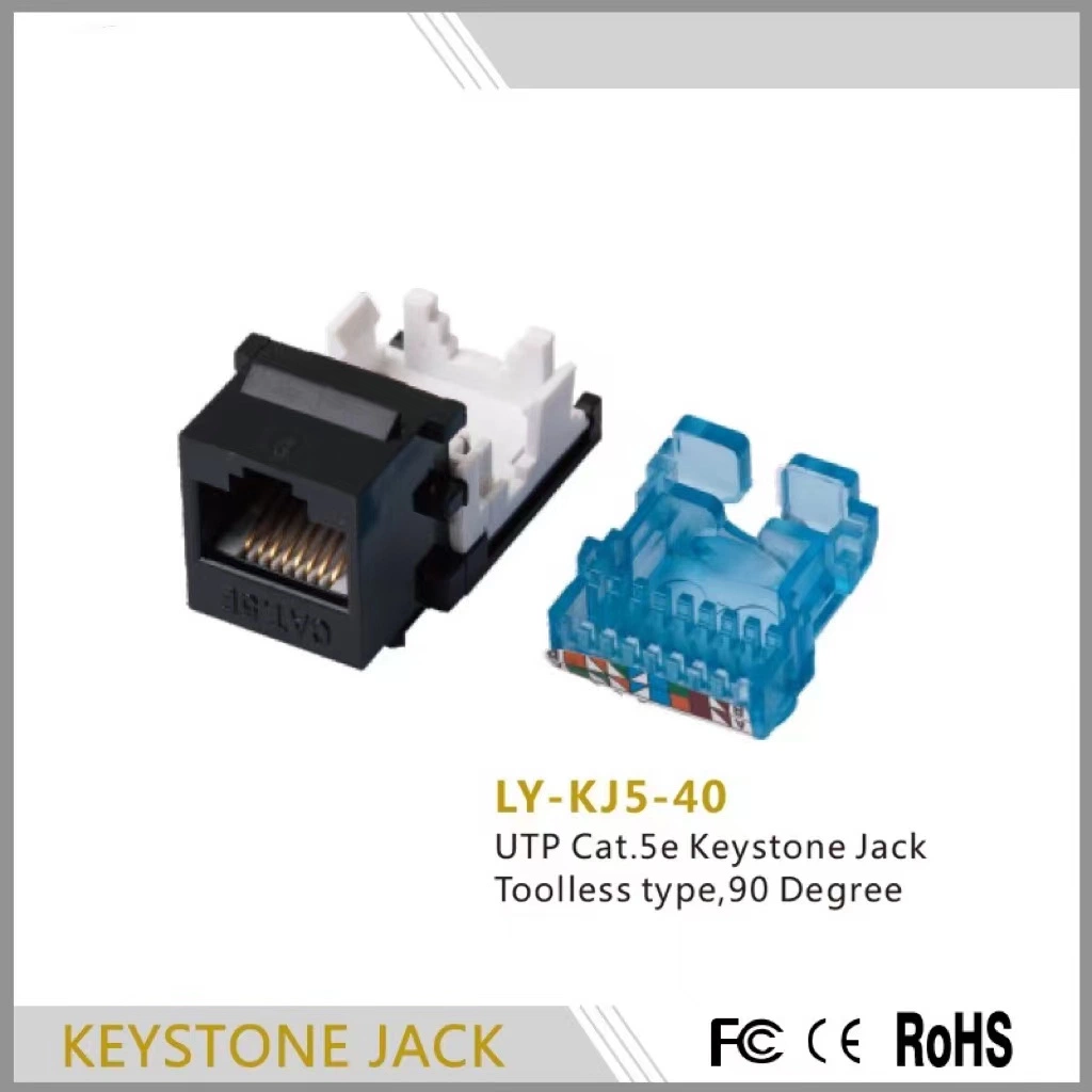 Unshielded Keystone Jack Network Socket WITH Toolless TYPE connection jack