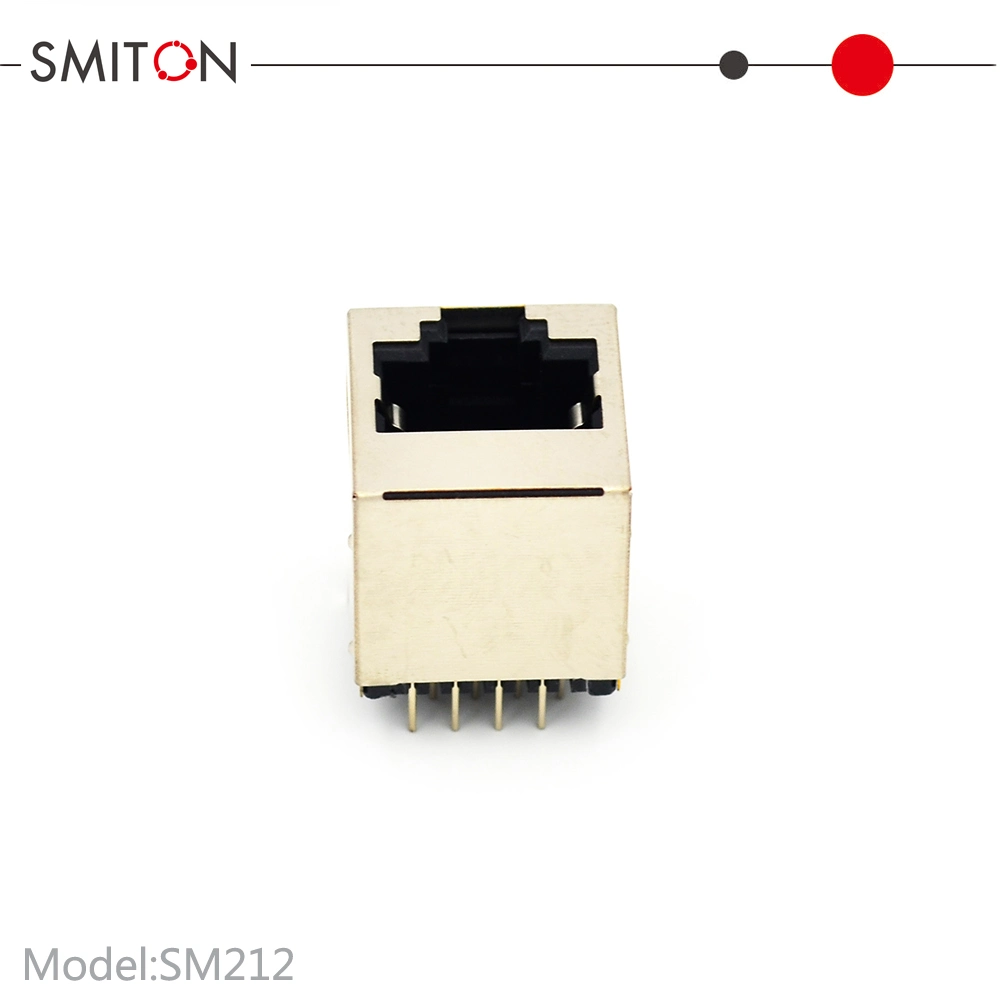 Straight Angled 8p8c RJ45 PCB Jack Connector