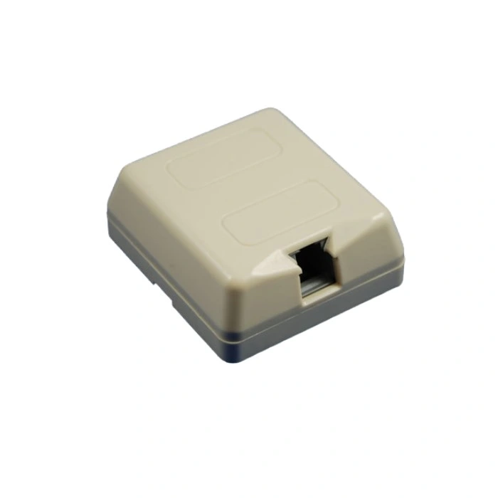 Rj11 Pouyet Type Gel Modular Jack Single Port 6p2c Surface Box Telephone Box Jack