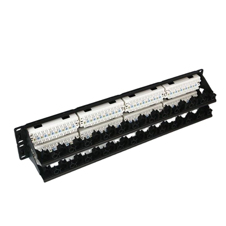 2u Cat. 6 UTP 48 Port with Module Removable Unshielded Patch Panel