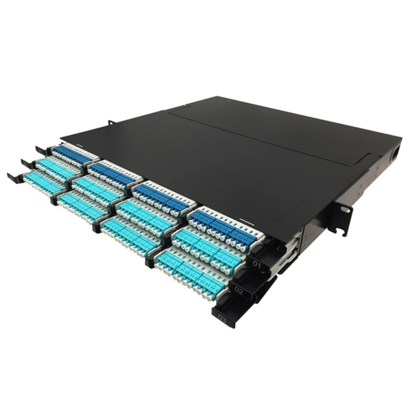 MPO to LC 1u 144 Core Upc/APC Fiber Optic Patch Panel Cassette Module MPO Rack