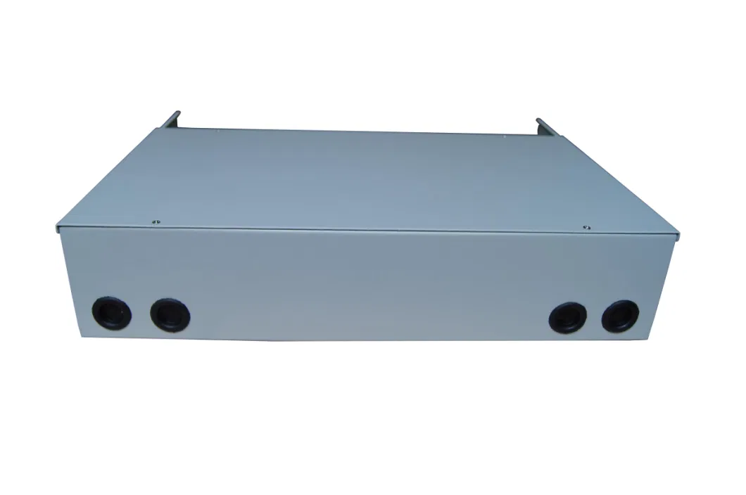 48 Port Sc/LC/St/FC Connector 19inch Fixed Rack-Mounted ODF Optical Fiber Distribution Frame Fiber Optic Patch Panel