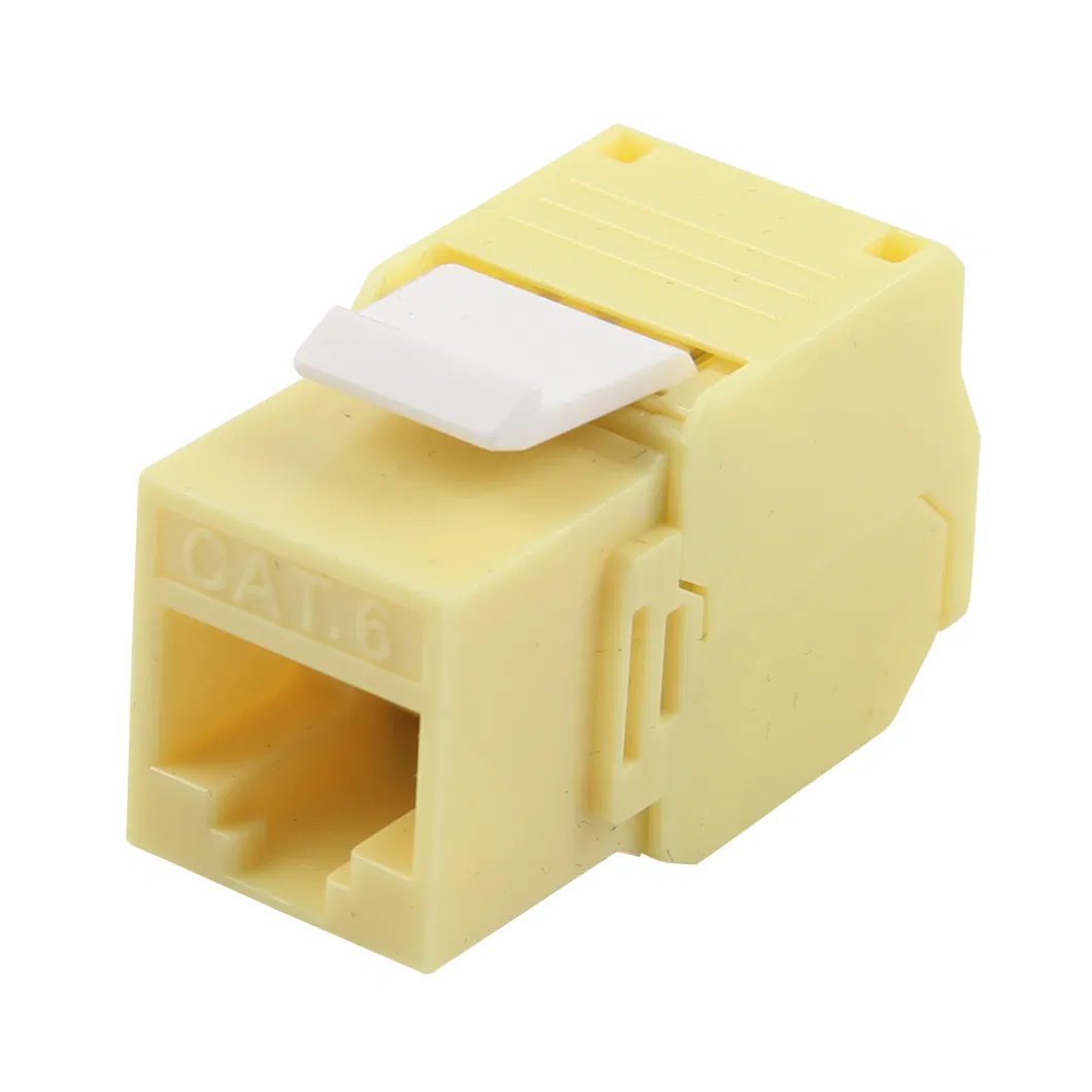 CAT6A UTP Toolless Keystone Jack Can Be Customized Color