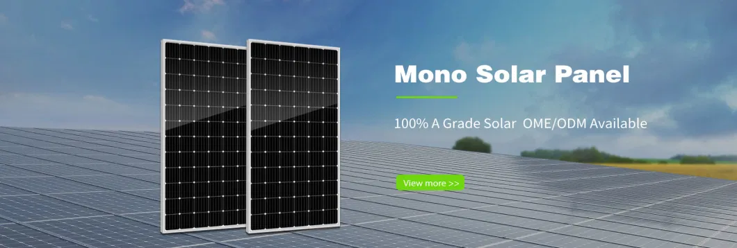 Full Black Perc Mono Solar 600W 550W 540W 500W 10bb Half Cut Cell Panels