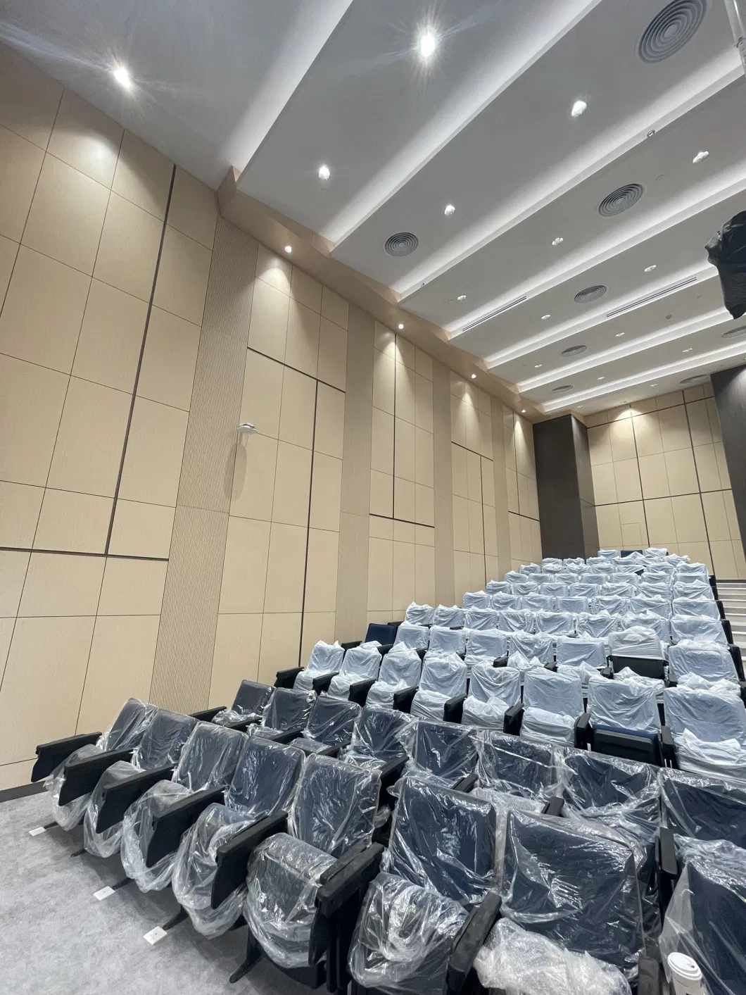 Auditorium Soundproof Interior Building Material 2/2/0.5mm Micro Perforated Acoustic Wall Panel