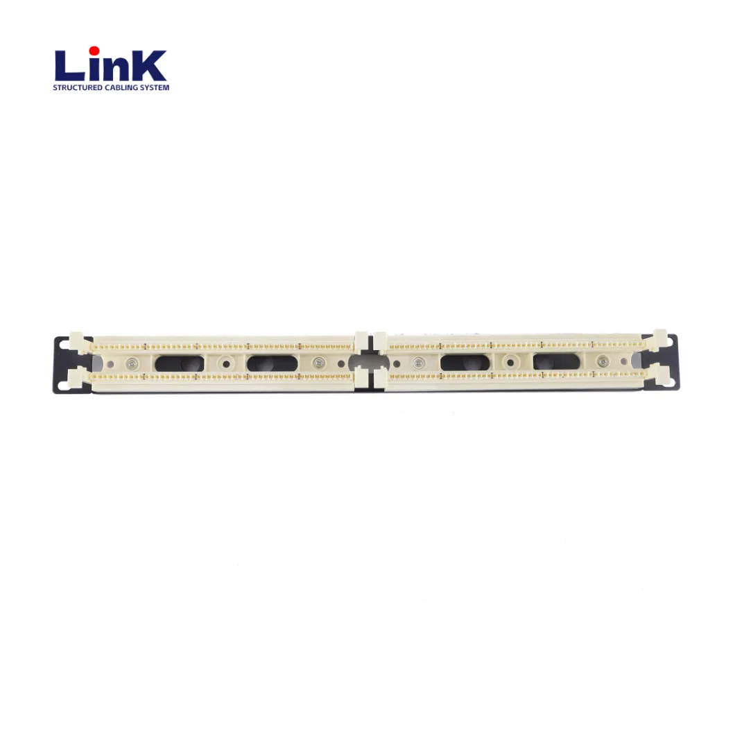 CAT6 24-Port Keystone Jack Shielded Patch Panel with Dust Covers for Data Centers