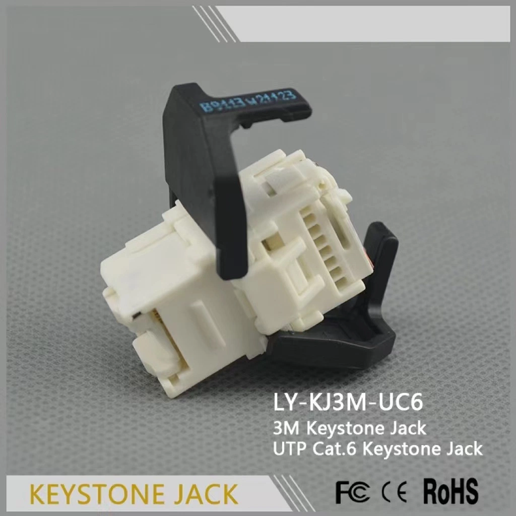 Telecommunication RJ45 utp Cat6 3M Keystone Jack ,3M volition keystone rj45 cat6