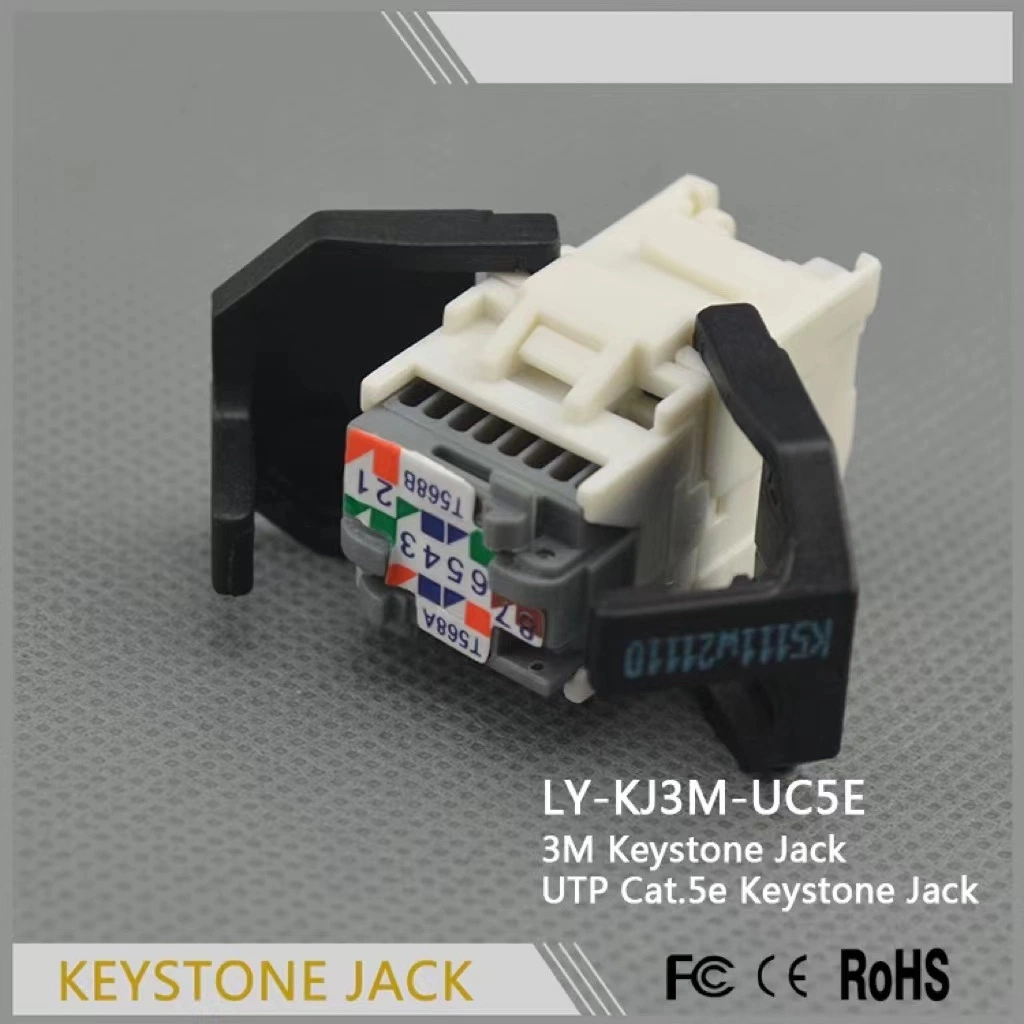 UTP Cat5e Cat6 RJ45 8P8C 3M Modular jack 3M Keystone jack