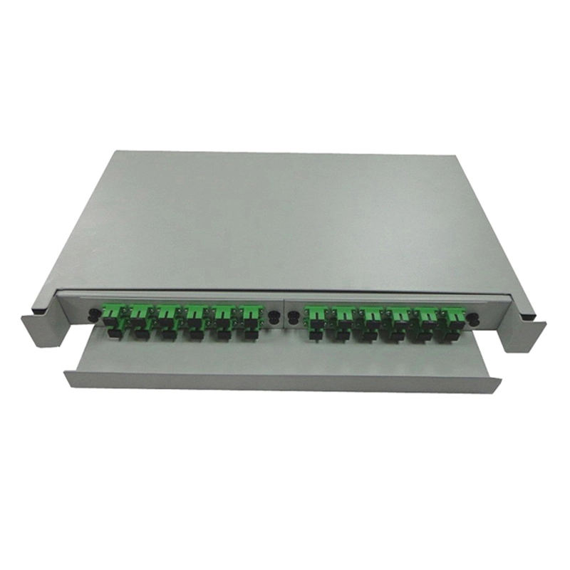 Factory Price 24 Ports Rack Mounted 19inch Fiber Optic Patch Panel