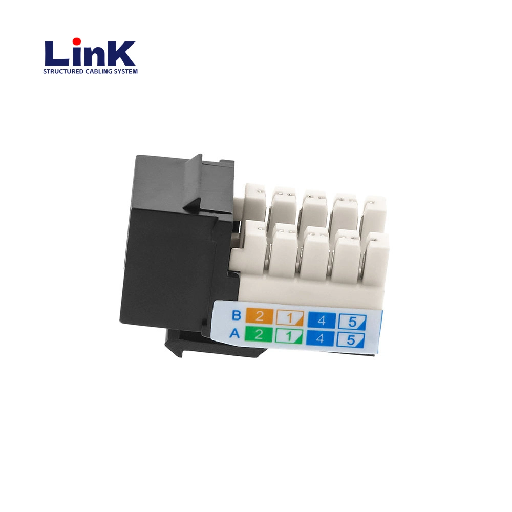 CAT6A Cat5e Shielding RJ45 Metal CAT6 Keystone RJ45 Keystone Jack 8p8c Network Accessories Keystone Modular