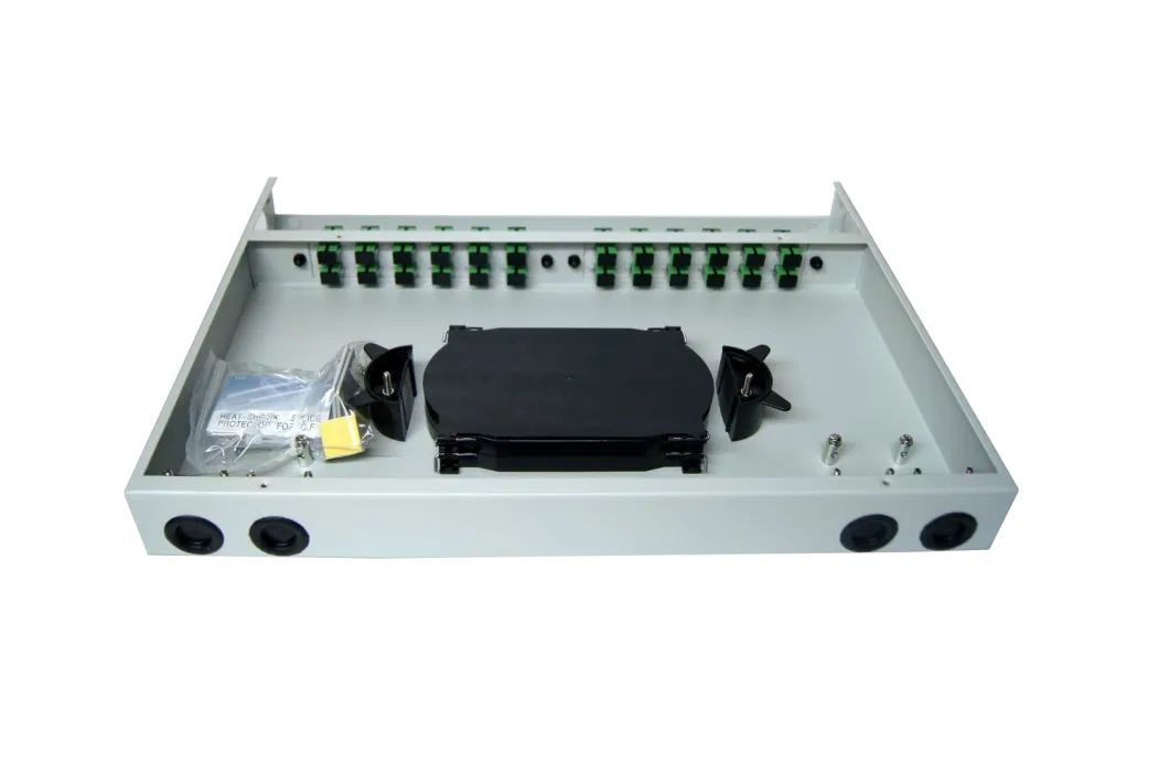 19&prime;&prime; Fixed Rack-Mount Fiber Optic Patch Panel