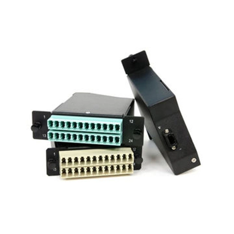 MPO/MTP Lgx Terminal Box 12 Ports LC Cassette Box Om3 Fiber Optical Module Patch Panel