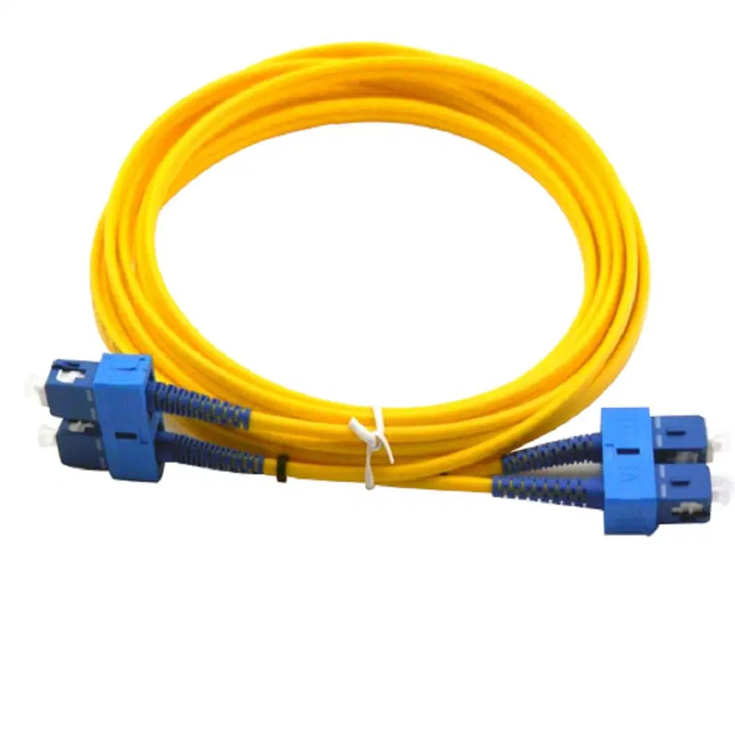 China Factory Single Mode Duplex LC to Sc Fiber Optic Cable Jumper Connector Pigtail Optical Patch Cord