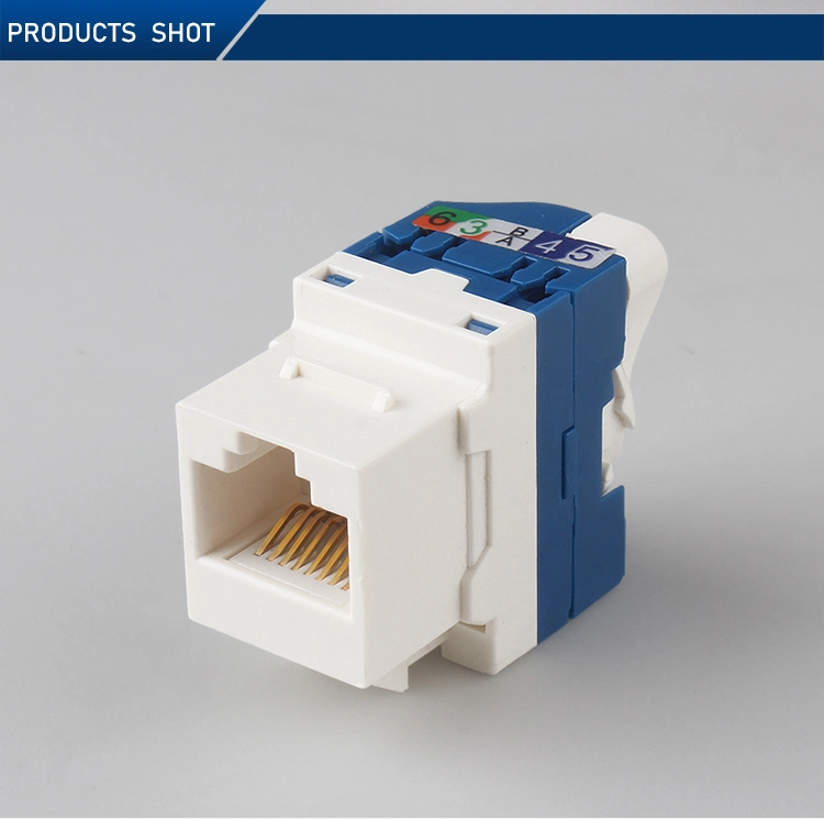 Network Toolless UTP Unshielded Rotate CAT6 RJ45 Keystone Jack