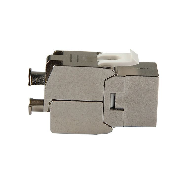 Toolless Keystone Jack RJ45 FTP CAT6 CAT6A Shielded Modular Outlet Connector