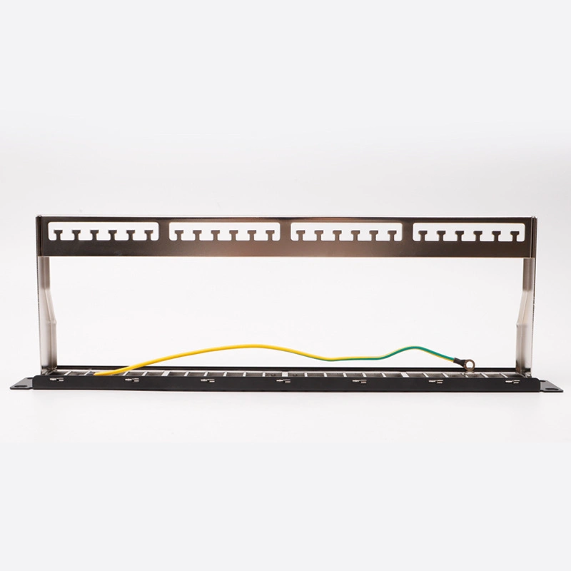 STP 19 Inches 24ports CAT6A Patch Panel