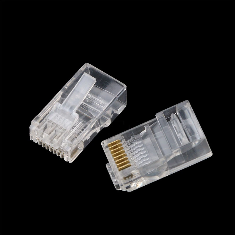 Unshielded Cat5/CAT6 RJ45 Connector 100PCS/Bag