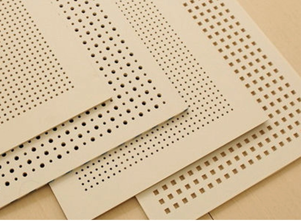 Gypsum Perforated Acoustic Panels for Wall and Ceiling