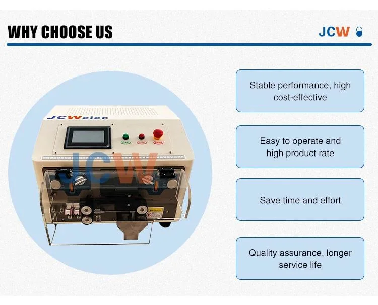 Jcw-321 RJ45 Series TM21 Series Modular Connectors Cable Crimping Machine