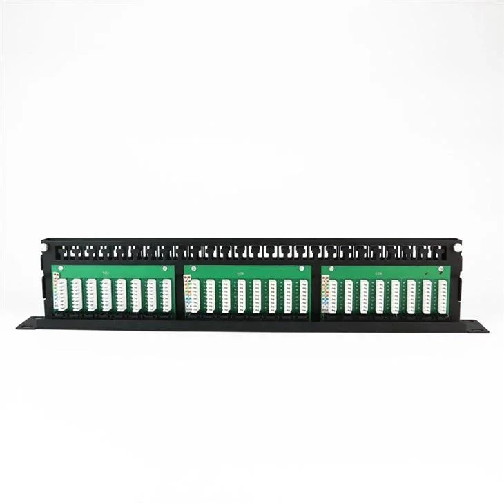 High Density 1u 48 Port Unshielded Modular Loaded Patch Panel