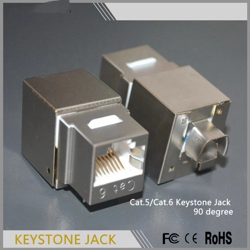 Cat5E Cat6 keystone jack STP FTP RJ45 connector