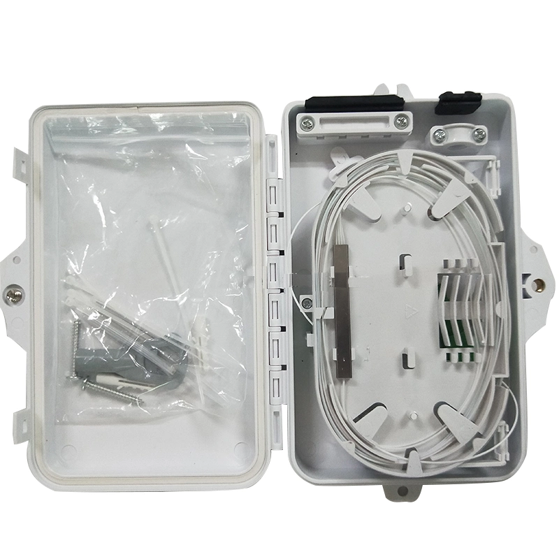 Wall Mount Outdoor 4 Cores Fiber Termination Box (FTB) FTTH Terminal Box