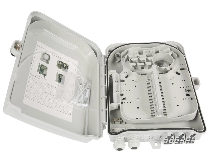 Pre-Terminated 8 16 24 Ports Outdoor FTTH Waterproof Junction Box Atb Box Fiber Optical Wall Mount Terminal Box