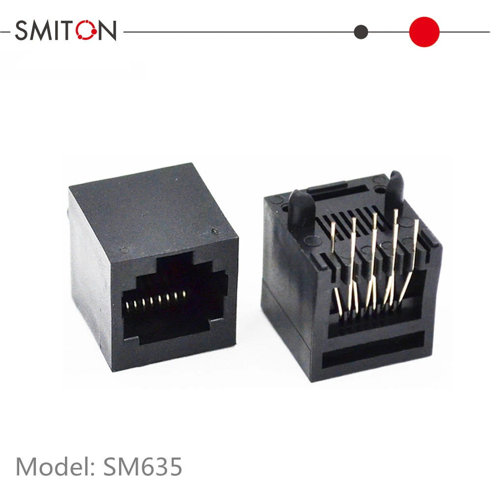 RJ45 Modular Jack 8p8c Female Connector for PCB