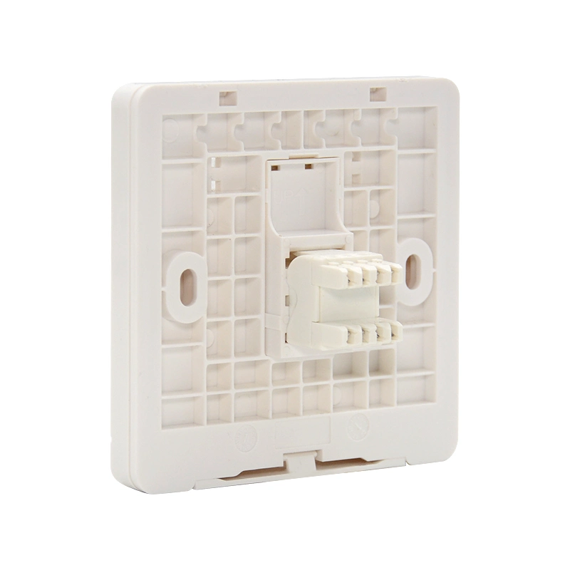 Hot Sale Single Port RJ45 Cabling Network Faceplate 86*86 Type Wall Outlet