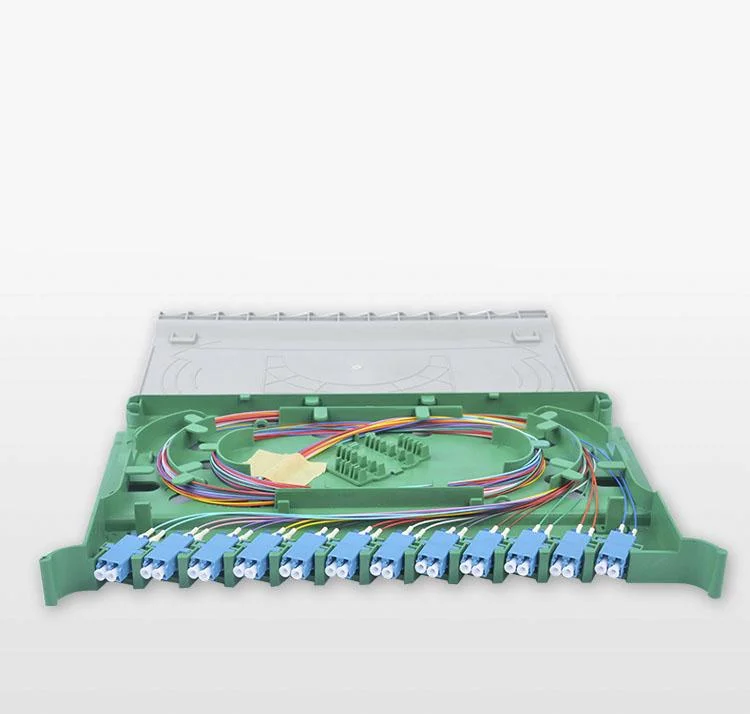 19inch 1u 2u 3u 24 48 Ports Drawer Style Fiber Optic Patch Panel Rack Mount ODF Fiber Patch Panel