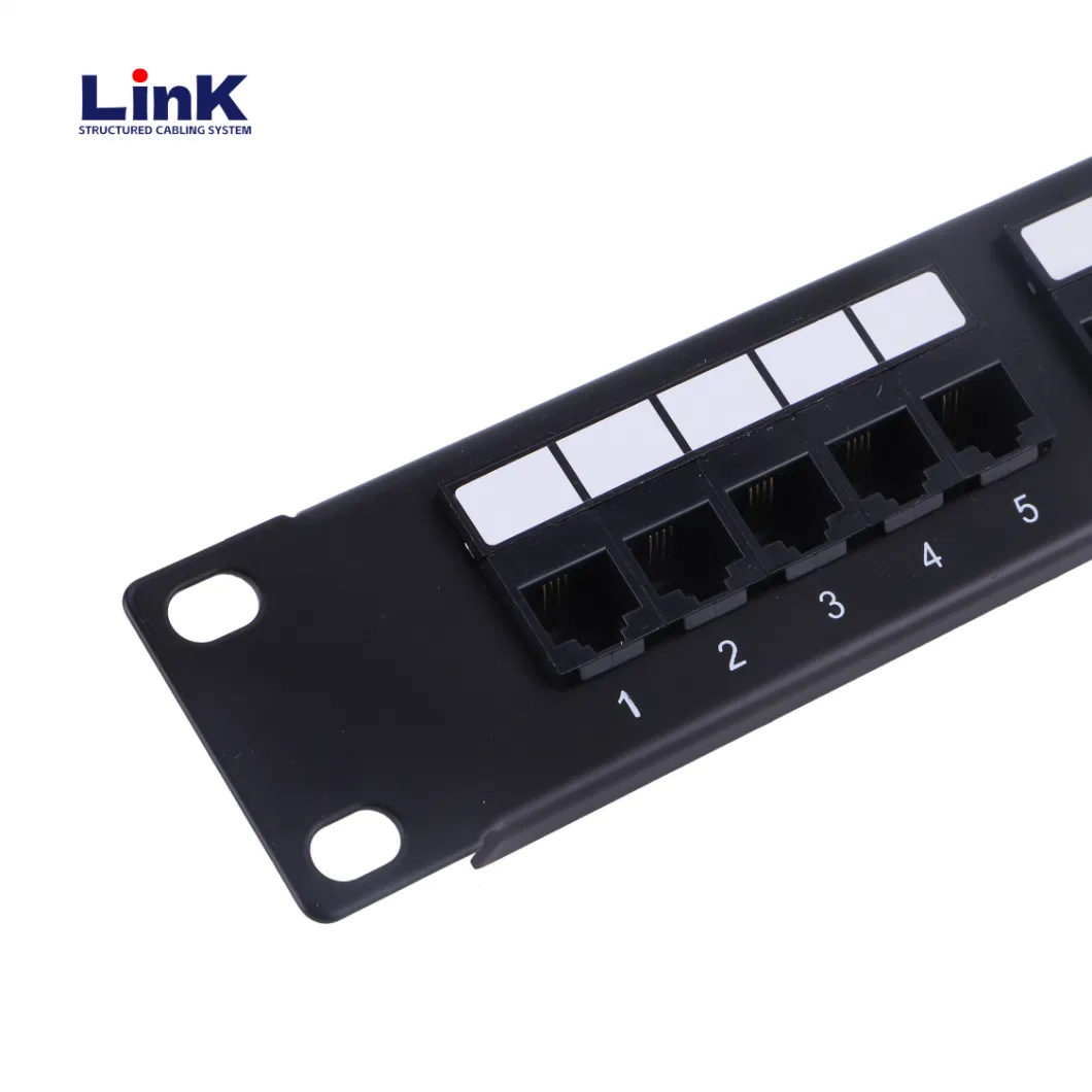 Keystone RJ45 Coupler Cat5e Feed-Through Patch Panel for Networks