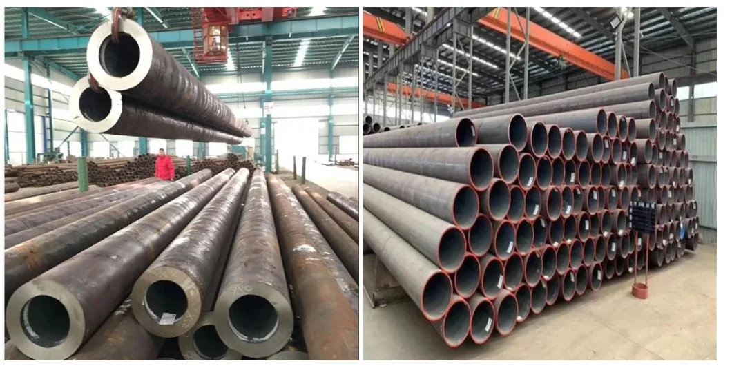 Hot Sales API 5L / ASTM A106 Grad B / A53 S31803 S32205 S32750 Black Steel Pipe Low Price AISI 4140 Scm440 42CrMo4/1.7225 ASTM a 252 Gr. 3 Pilling Pipes
