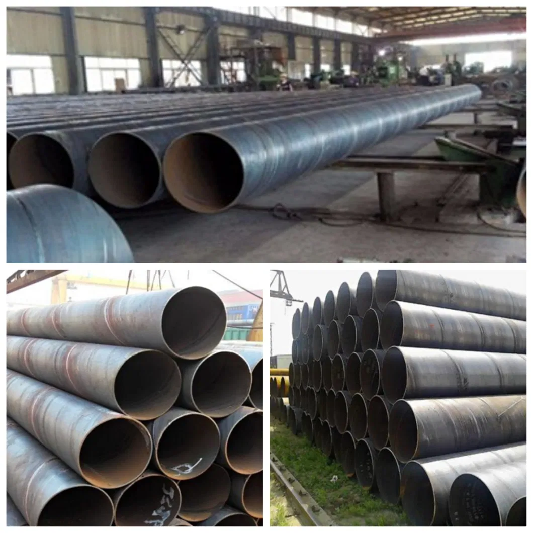 En10219 S355jr Q355b Steel Pipe Pile, with Full Length SSAW with C9 Welded with Interzone 954, 800um