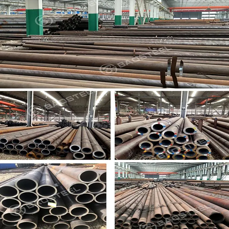 ASTM A36, A106, A179 Ms Cold Rolled Seamless Carbon Thick Wall Steel Pipe Carbon Steel Round Tube