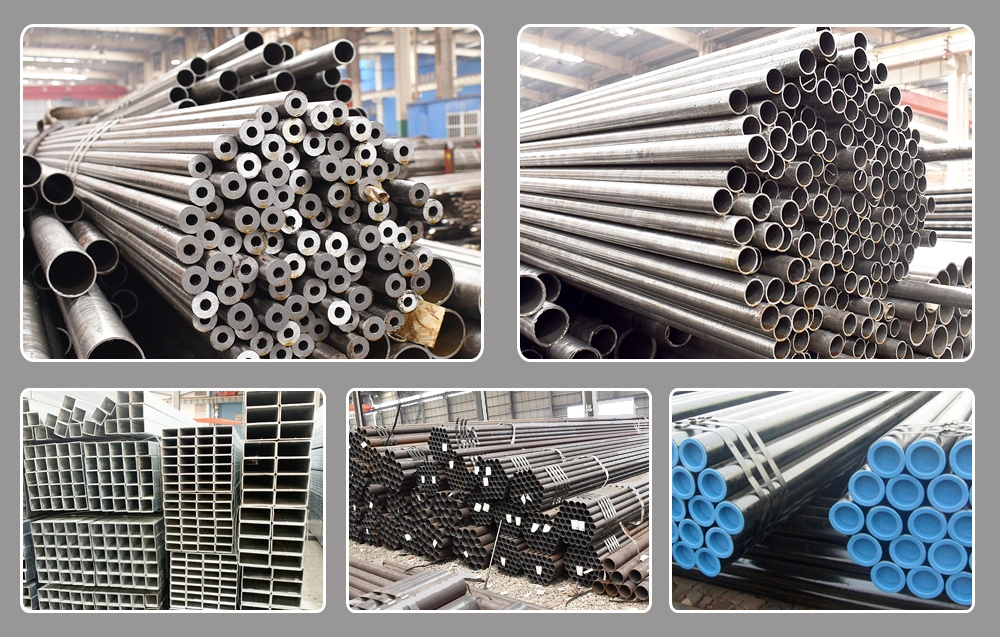 China Suppliers A53 Q235 Q345 ASTM Carbon ERW Mild Iron Round Welded Steel Pipes Price