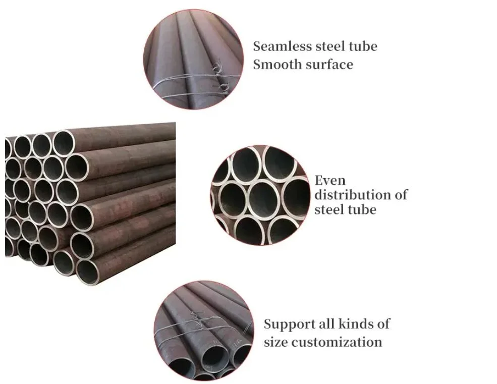 ASTM A210 Ms Pipe ASME SA 210 Gr. A1 DIN17175 St35.8 St45.8 Carbon Steel Seamless Pipe Boiler Tube