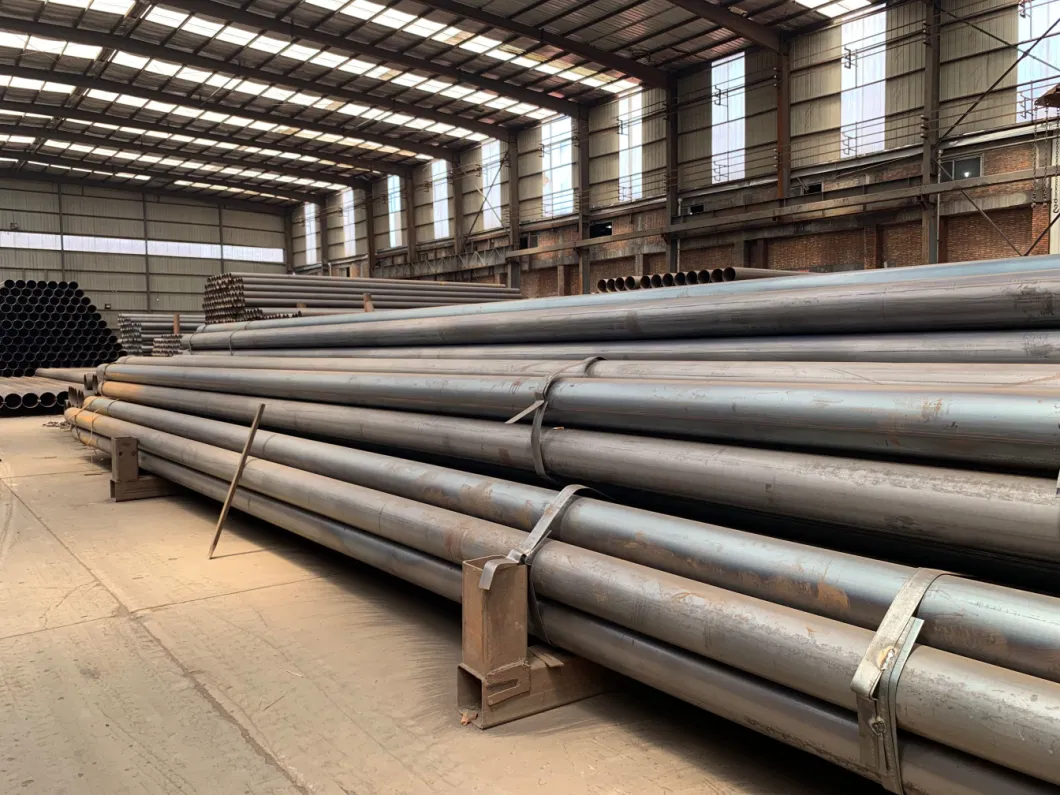 JIS Ss400 Q235 Q195 Q265 ERW LSAW SSAW Round Welded Steel Tube