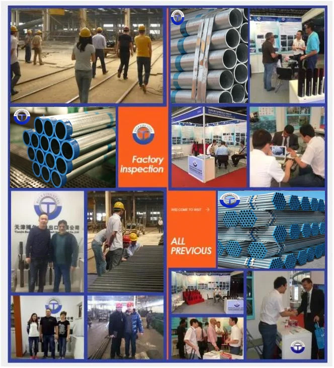 Chinese Manufacturers of ASTM A53 Hot DIP Galvanized HDG Steel Pipe Price Per Meter