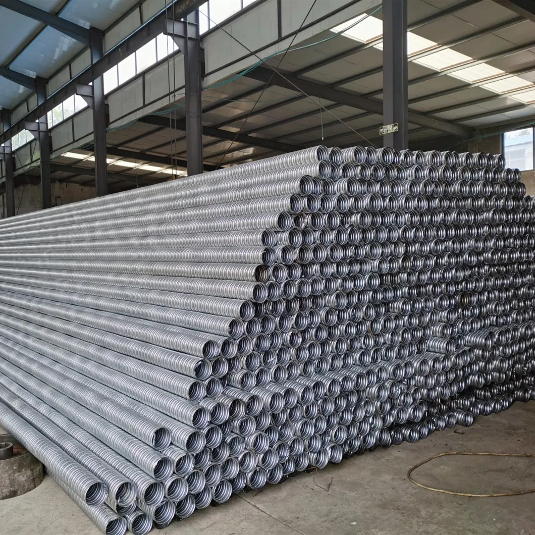 Corrugated Steel Pipe/Tube/Galvanized/Prepainted/Color Coated/Zinc-Coated