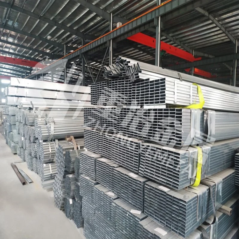 Hot DIP Steel 4.0m/3.0m/6.5m Length Rectangular Pipes En10219/En10210 Galvanized Square Pipe