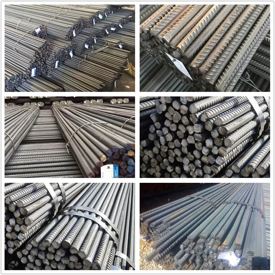 ASTM A615 Grade 60 Ss400 S355 HRB335 HRB400 HRB500 6m Good Price Per Ton Carbon Steel for Rebar 6mm 8mm 10mm 12mm 16mm 20mm 22mm