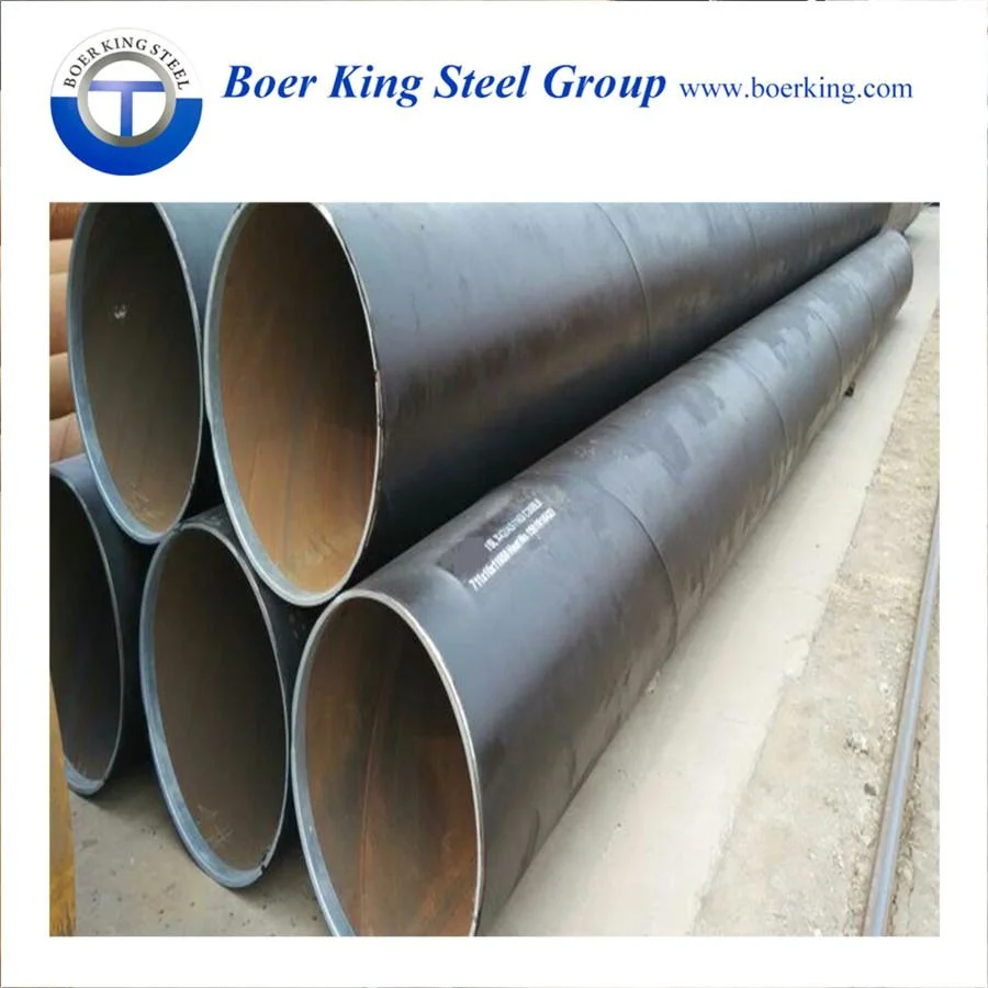 High Quality Q195 Q235 16mn Carbon Welded Steel Pipe ERW Ms Tube for Natural Gas and Oil Pipeline